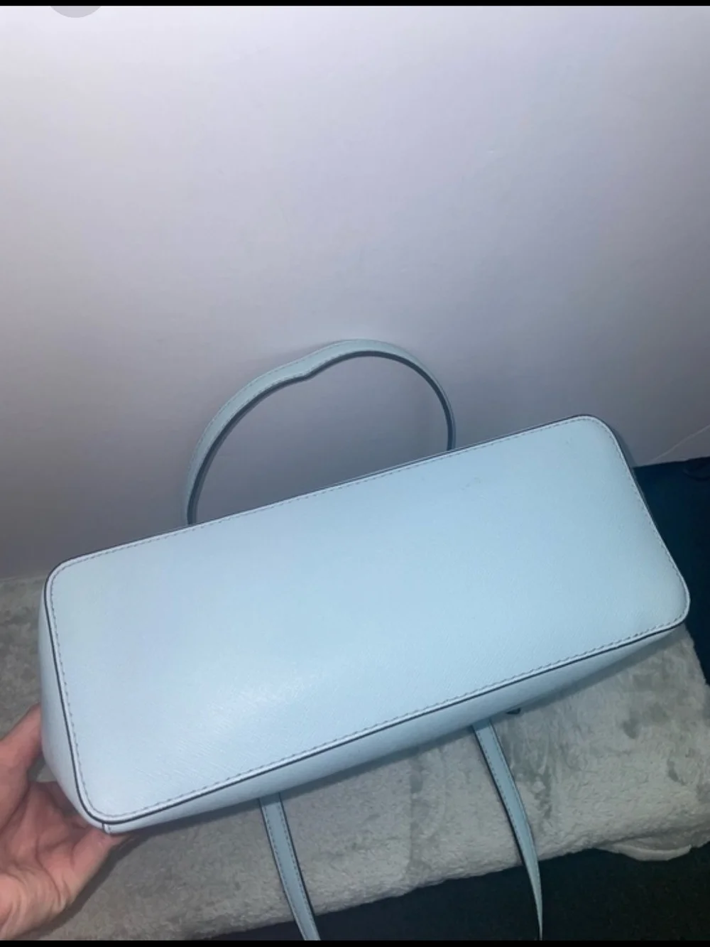 Michael Kors Pale Blue Saffiano Tote